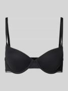 BOSS BH mit Spitzenbesatz Modell 'DEMI' in Black, Größe 75B