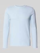 MCNEAL Longshirt mit Rundhalsausschnitt in Hellblau Melange, Größe M