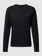 Napapijri Longsleeve mit Logo-Stitching Modell 'Salis' in Black, Größe...