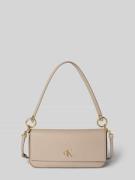 CK Calvin Klein Handtasche mit Label-Detail in Beige, Größe 1