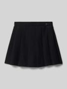 Guess Faltenrock aus Viskose-Mix mit Logo-Applikation Modell 'Milano' ...