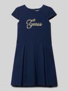 Guess Minikleid mit Label-Detail in Marine, Größe 98