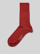 Falke Socken aus Schurwoll-Mix mit Logo-Print Modell 'Airport' in Rost...