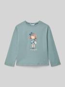 Mayoral Regular Fit Longsleeve mit Motiv-Print in Schilf, Größe 134