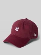 New Era Basecap mit Label-Stitching in Bordeaux, Größe 1