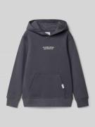 Garcia Regular Fit Hoodie mit Känguru-Tasche in Graphit, Größe 140