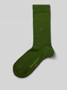 Burlington Socken mit Logo-Stitching Modell 'Brit' in Gruen, Größe 36-...