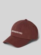 Drykorn Basecap mit Statement-Stitching Modell 'Jesper' in Bordeaux, G...