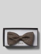 Blick Fliege mit Seiden-Anteil Modell 'Jeremy' in Cognac, Größe 1