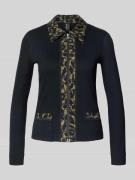 Marc Cain Cardigan mit Umlegekragen in Black, Größe 34