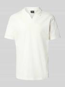Strellson Regular Fit Poloshirt aus reiner Baumwolle in Weiss, Größe L
