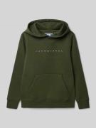 Jack & Jones Hoodie mir Känguru-Tasche in Oliv, Größe 140