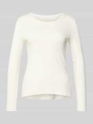 Christian Berg Woman Longsleeve mit Rundhalsausschnitt in Offwhite, Gr...