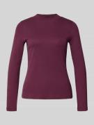 Christian Berg Woman Longsleeve mit Stehkragen in Kirsche, Größe L