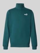 PUMA PERFORMANCE Sweatshirt mit Label-Stitching in Bottle, Größe XL
