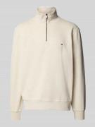 Tommy Hilfiger Oversized Pullover aus Baumwoll-Mix in Offwhite, Größe ...