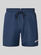 BOSS Badehose mit Label Print Modell 'STARFISH' in Marine, Größe L