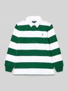 Polo Ralph Lauren Kids Longsleeve mit Polokragen und Label-Stitching i...