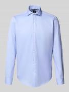 BOSS Regular Fit Businesshemd aus reiner Baumwolle Modell 'JOE' in Ble...