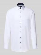 OLYMP Modern Fit Businesshemd aus reiner Baumwolle in Weiss, Größe 41