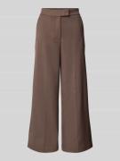 Christian Berg Woman Stoffhose in verkürzter Passform in Taupe, Größe ...