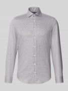 SEIDENSTICKER Slim Fit Business-Hemd mit Kentkragen in Sand, Größe 40