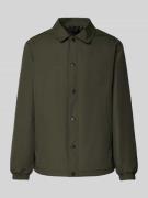 Superdry Jacke mit Umlegekragen und Eingrifftaschen in Oliv, Größe L