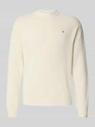 Calvin Klein Jeans Oversized Strickpullover mit gerippten Abschlüssen ...