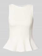 Mango Trägertop in tailliertem Schnitt Modell 'COQUI' in Offwhite, Grö...