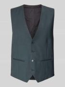 HECHTER PARIS Weste mit V-Ausschnitt und Leistentaschen in Gruen, Größ...