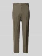 HUGO Skinny Fit Anzughose aus Woll-Mix Modell 'HESTEN253X' in Gruen, G...