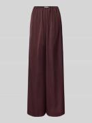 Drykorn Stoffhose mit elastischem Bund in Bordeaux, Größe 25/32