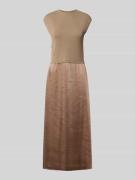 BOSS Tailliertes Strickkleid mit Rock aus Satin Modell 'FERDOLINI' in ...