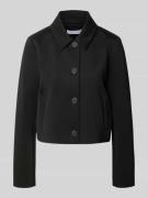 comma Regular Fit Blazer mit Eingrifftaschen in Black, Größe 36