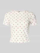 Vero Moda Regular Fit T-Shirt aus Baumwoll-Mix Modell 'HARRY' in Weiss...