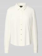 s.Oliver BLACK LABEL Regular Fit Blusenshirt aus Viskose-Mix in Weiss,...