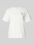 Vila T-Shirt mit Rundhalsausschnitt Modell 'SYBIL EMPOWERMENT' in Offw...
