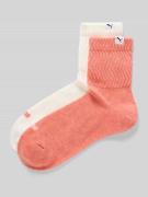 PUMA Socken mit Label-Detail Modell 'ZIGZAG' im 2er-Pack in Apricot, G...