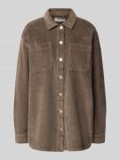 Noisy May Regular Fit Hemdbluse aus Cord mit Brusttaschen Modell 'ALVA...