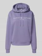 Tommy Hilfiger Regular Fit Hoodie aus Baumwoll-Mix in Lavender, Größe ...