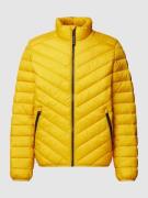 Tom Tailor Steppjacke mit Label-Detail in Senf, Größe M