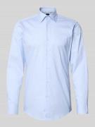 BOSS Slim Fit Businesshemd aus Baumwoll-Mix Modell 'HANK' in Bleu, Grö...