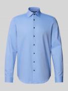 Jake*s Regular Fit Business-Hemd mit Kentkragen in Royal, Größe 39/40