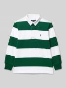Polo Ralph Lauren Teens Longsleeve mit Polokragen in Weiss, Größe L