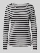Christian Berg Woman Longsleeve mit Rundhalsausschnitt in Mittelgrau, ...