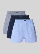 MCNEAL Boxershorts mit elastischem Bund im 3er-Pack in Marine, Größe L