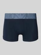 Emporio Armani Trunks mit Label-Bund in Marine, Größe L