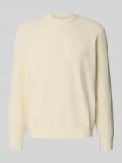 JAKE*S STUDIO MEN Regular Fit Longsleeve mit Rundhalsausschnitt in Ecr...