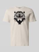 Antony Morato T-Shirt mit Motiv-Print in Offwhite, Größe L