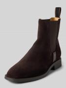 Gant Chelsea Boots aus Leder mit Label-Detail Modell 'Fayy' in Dunkelb...